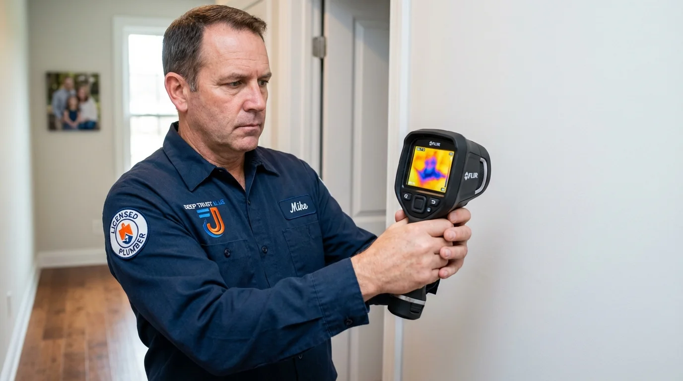 Thermal imaging leak detection by Johns Plumbing LLC in Crow Agency